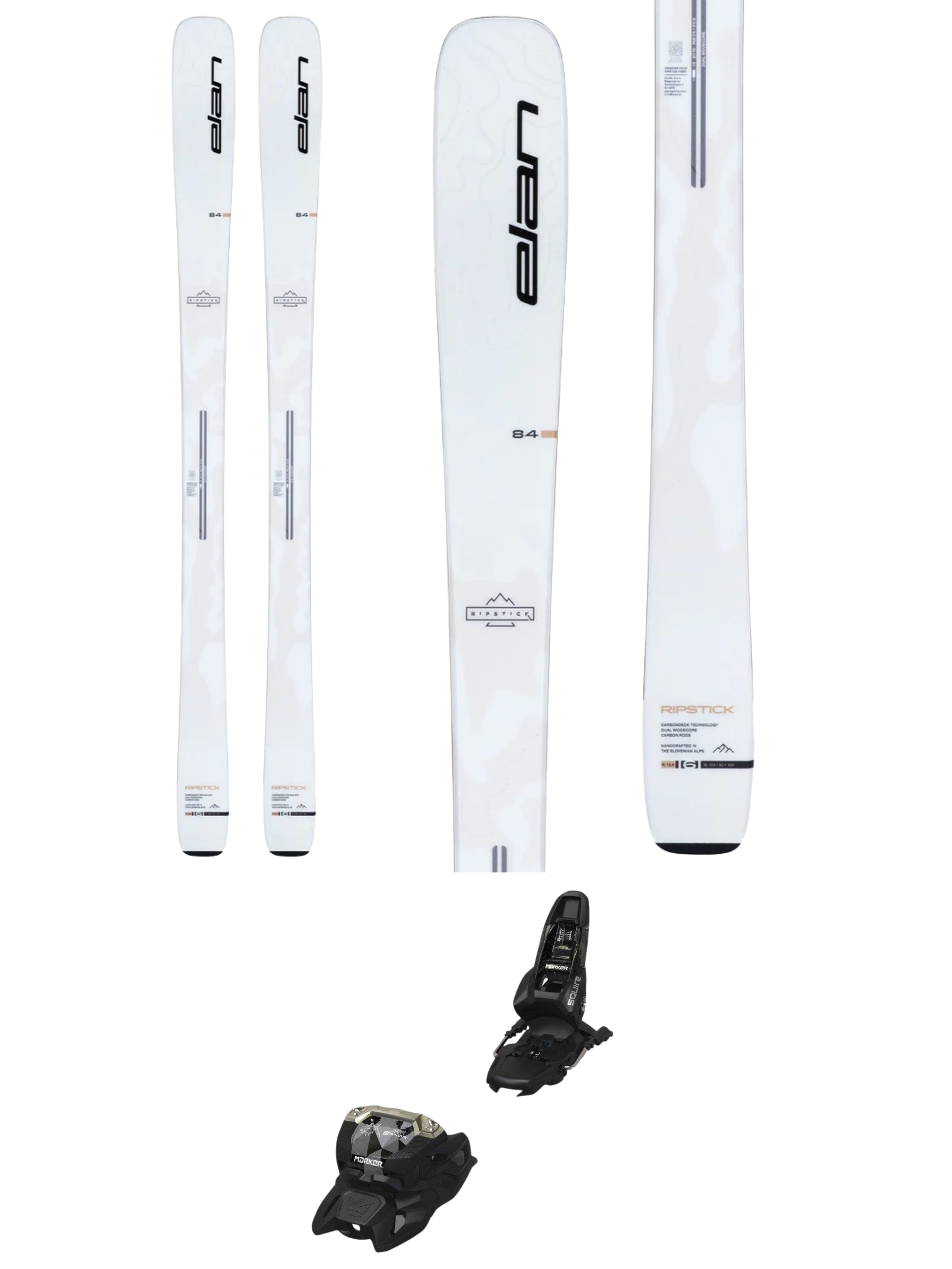 Elan Ripstick 84 Women's Skis 2027 + Marker Squire 11 GW Bindings