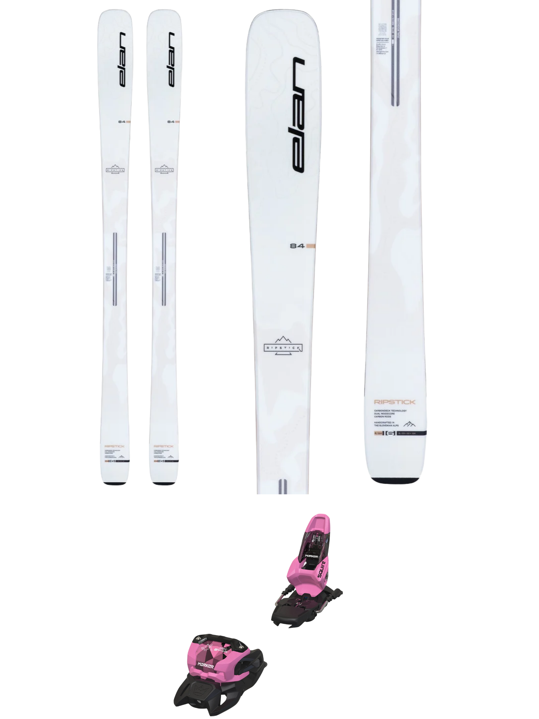 Elan Ripstick 84 Women's Skis 2027 + Marker Squire 11 GW Bindings