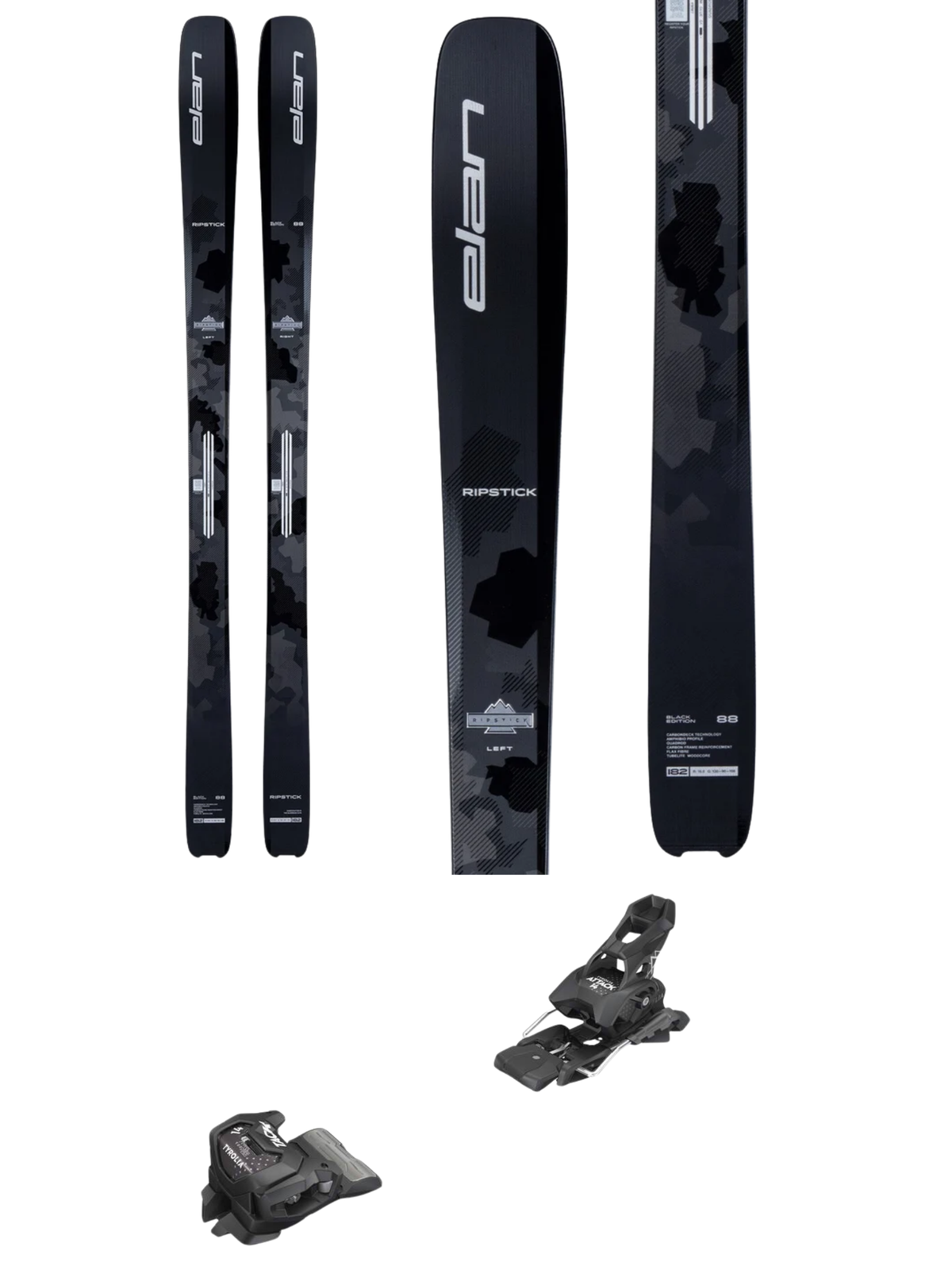Elan Ripstick 88 Black Edition Skis 2027 + Tyrolia Attack 14 GW Bindings