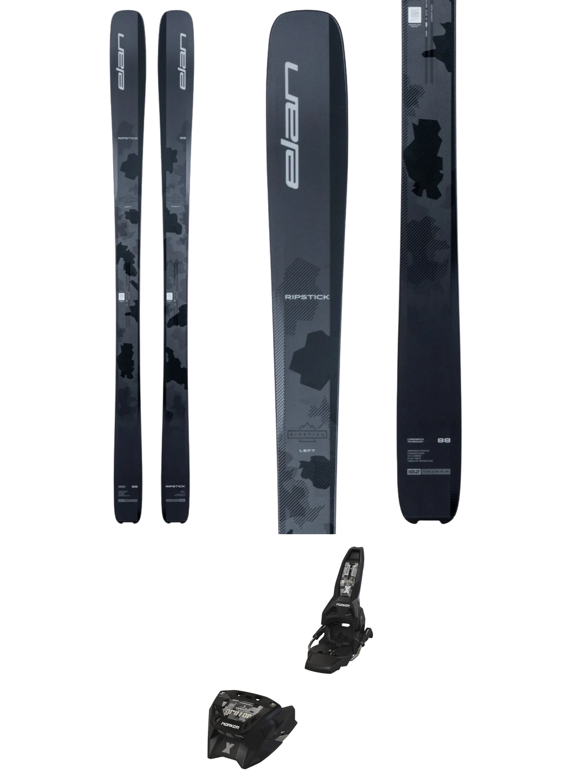 Elan Ripstick 88 Skis 2027 + Marker Griffon X 13 GW Bindings