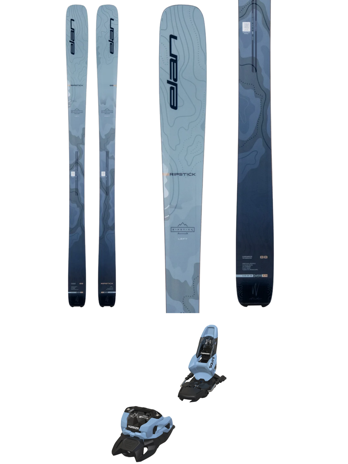 Elan Ripstick 88 Women's Skis 2027 + Marker Squire 11 GW Bindings