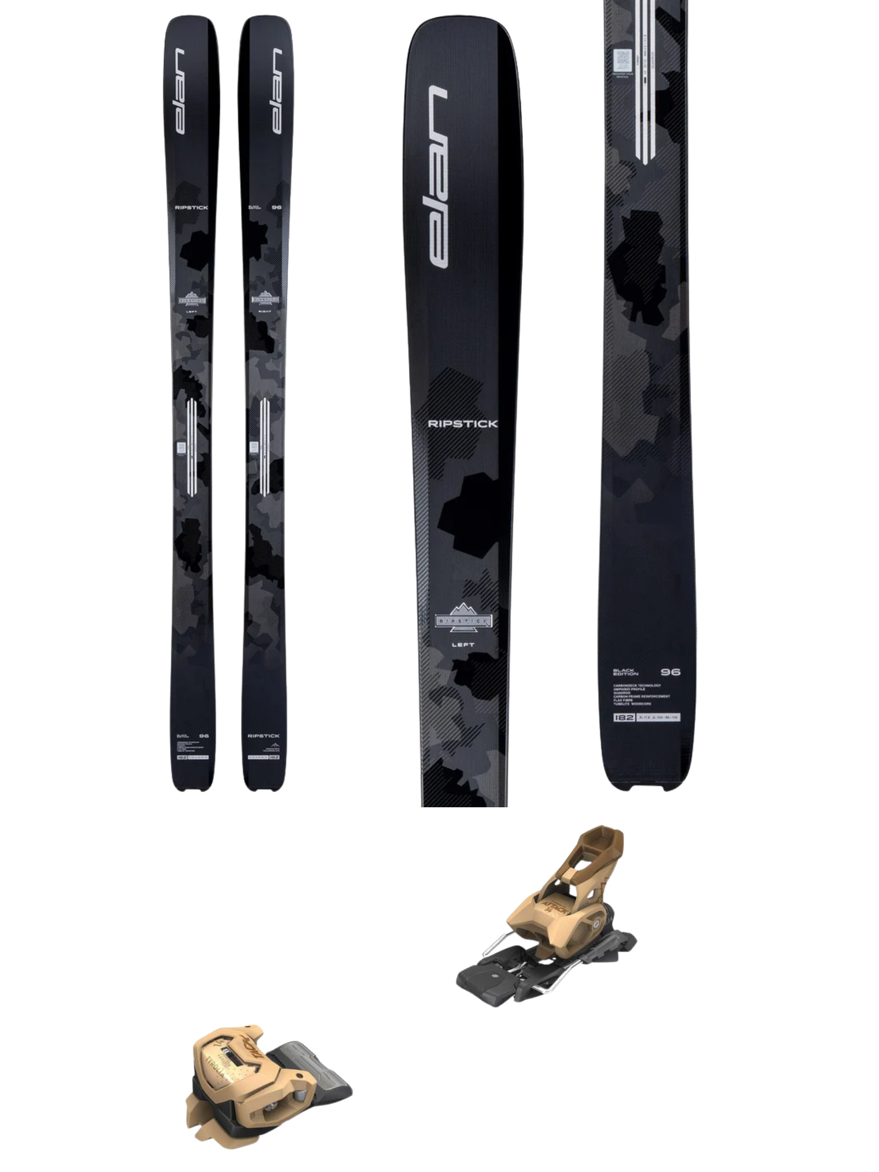 Elan Ripstick 96 Black Edition Skis 2027 + Tyrolia Attack 14 GW Bindings