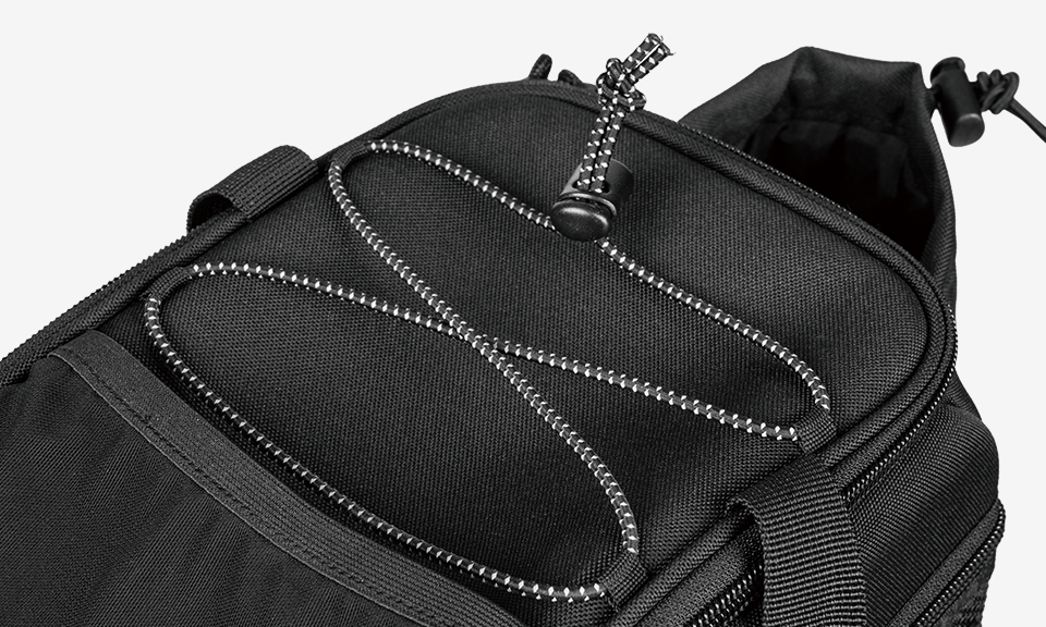 MTS Trunk Bag EX Rack Bag - Strap Mount, Black