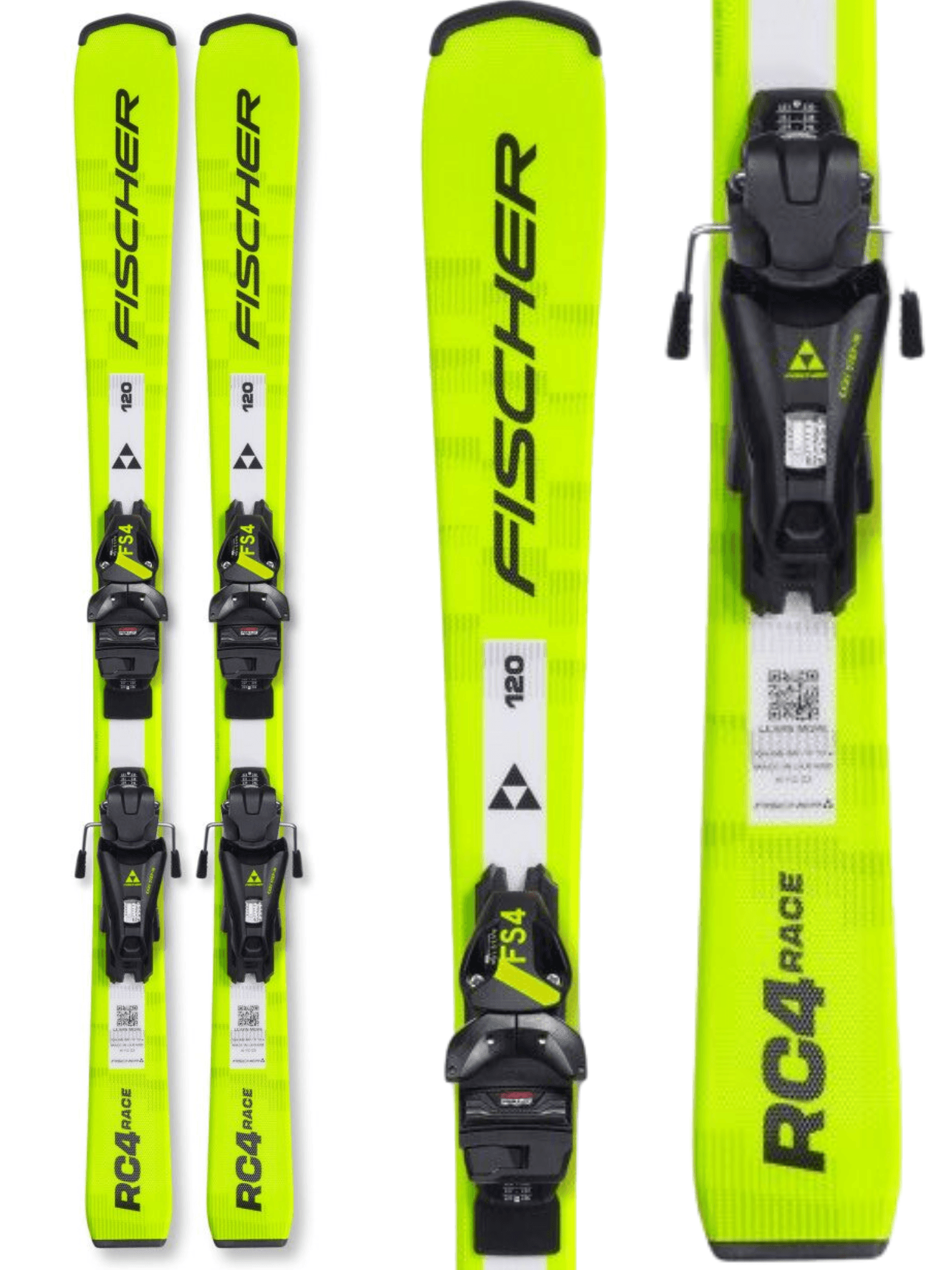 フィッシャー FISCHER RC4 RACE ジュニアスキー　110cm Fischer RC4 Race Jr Skis 2027 + FS 4 CA Bindings – Suburban Ski
