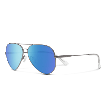 Gunmetal + Polarized Blue Mirror (VLT:11%)