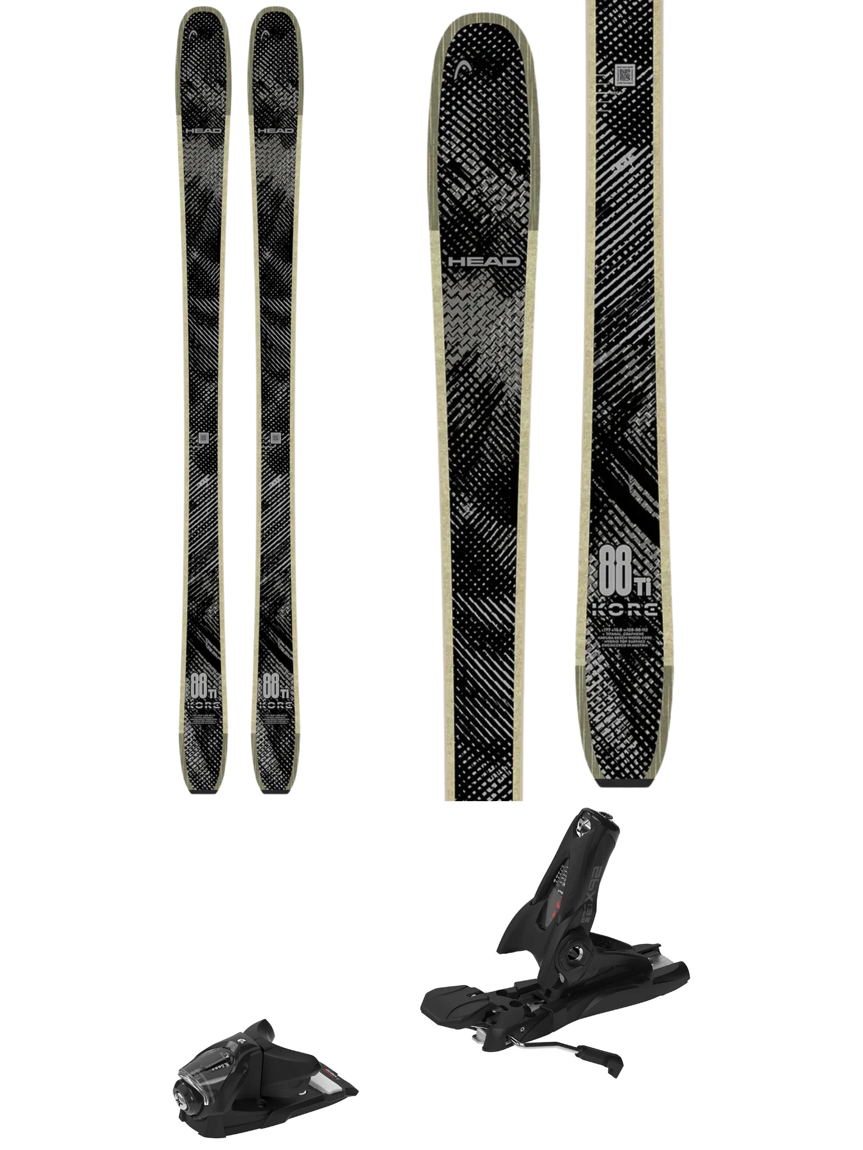 Head Kore 88 Ti Skis 2027 + Look SPX 13 GW Bindings