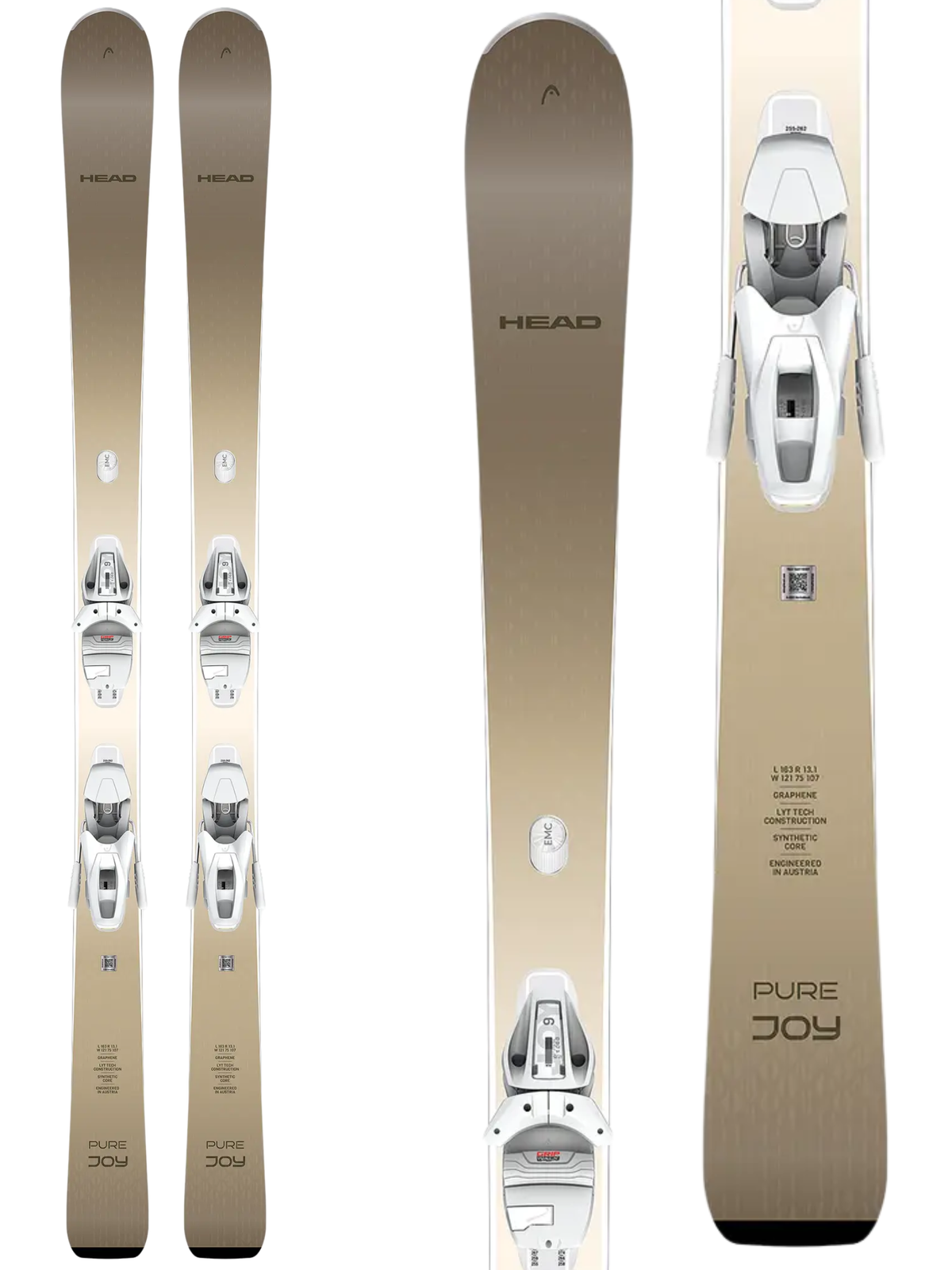 Head Pure Joy Women's Skis 2027 + Joy 9 GW SLR Bindings