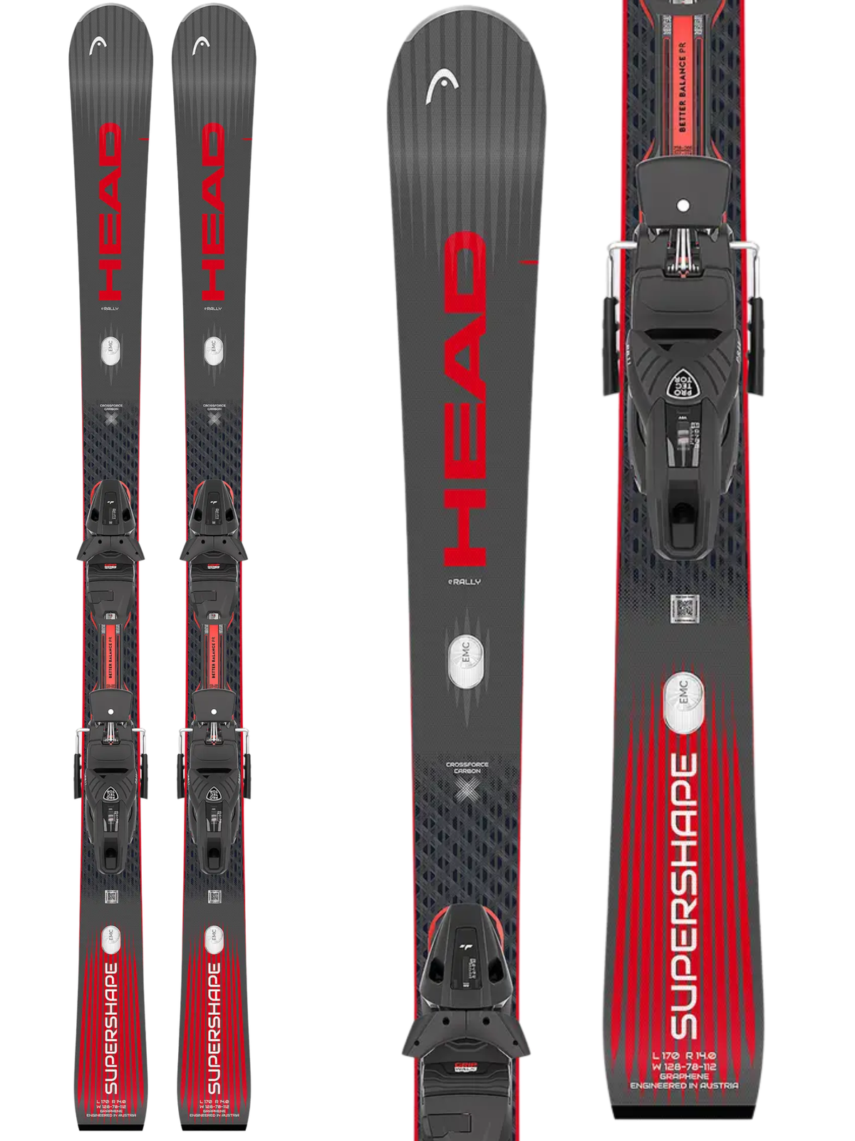 Head Supershape e-Rally Skis 2027 + Protector EVO PR 11 GW Bindings