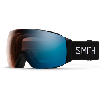 Black + ChromaPop Pro Photochromic Blue Mirror Lens (VLT: 16 - 55%) / ChromaPop Storm Rose Flash (VLT: 50%)