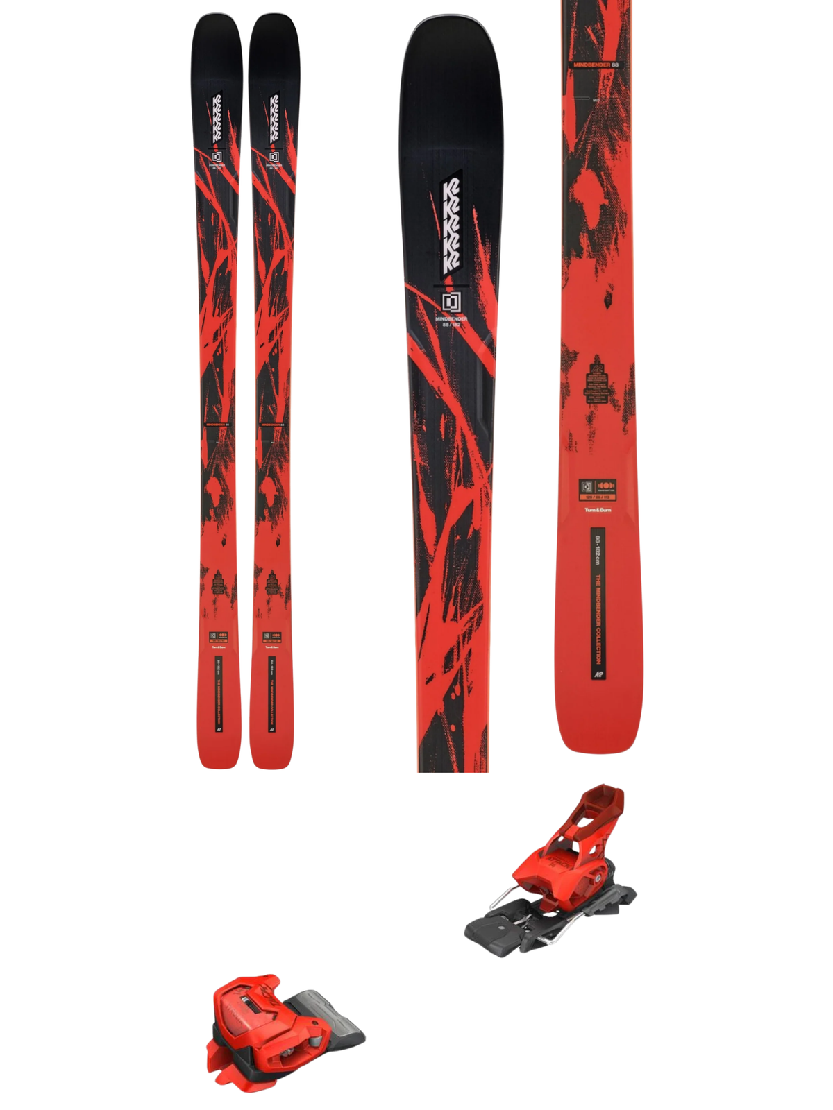 K2 Mindbender 88 Skis 2027 + Tyrolia Attack 14 GW Bindings