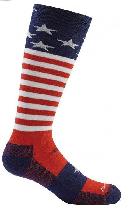 Kids Captain Stripes Over-the-Calf Ultra-Lightweight Ski & Snowboard Sock - Suburban Ski and Bike