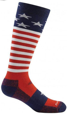 Kids Captain Stripes Over-the-Calf Ultra-Lightweight Ski & Snowboard Sock
