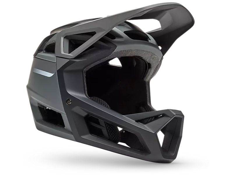 bike helmet add ons Fox Racing Proframe Helmet Rizer Dark Shadow, L