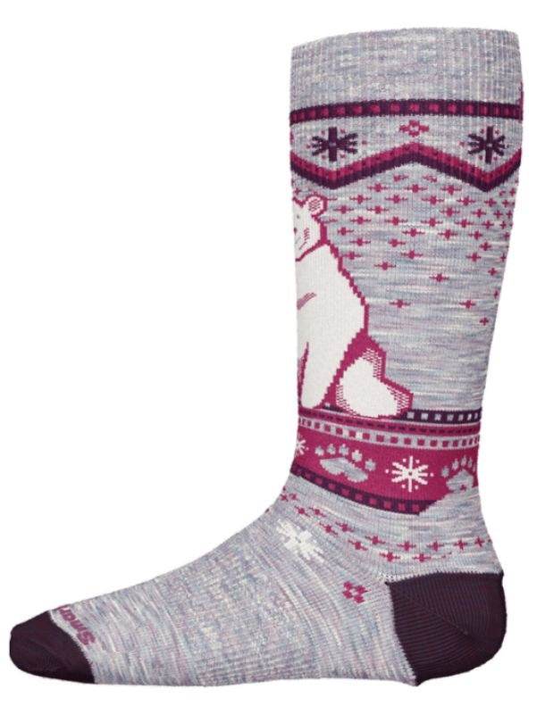 Kids Wintersport Full Cushion Pattern Over-the-Calf Socks - Suburban Ski and Bike
