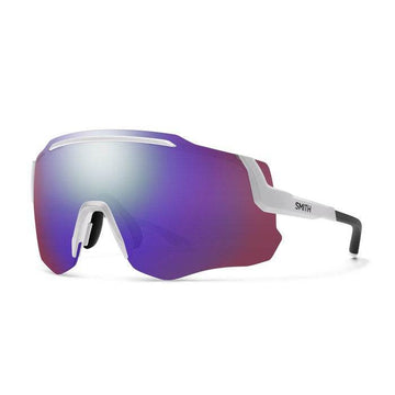 White + Chromapop Violet Mirror Lens (VLT: 15%) / Clear Lens