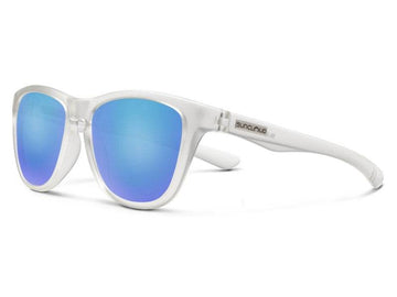 Matte Crystal + Polarized Blue Mirror (VLT: 15%)