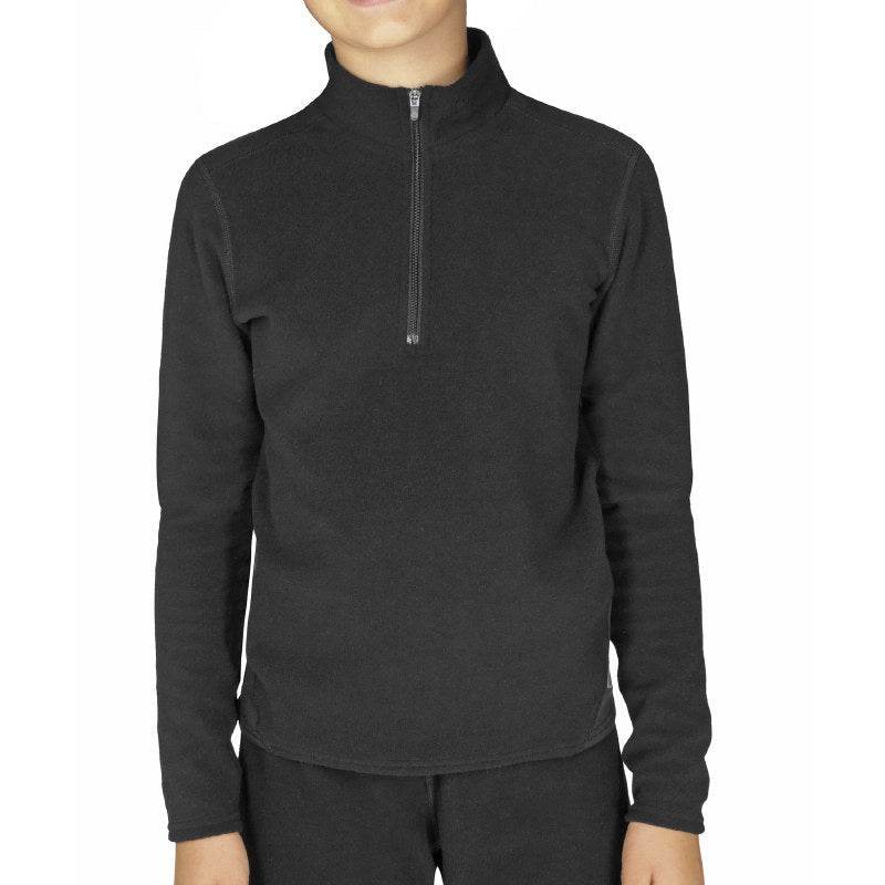 Youth La Montana Micro-Fleece Zip Turtleneck - Suburban Ski and Bike