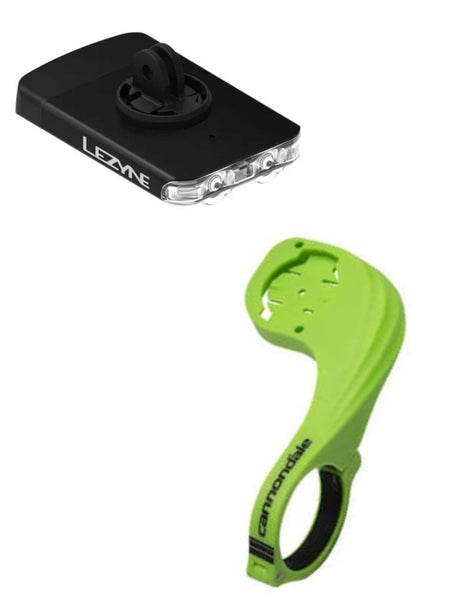 Lezyne Road Drive 500 LED Front Bike Light + Light / Garmin Mount