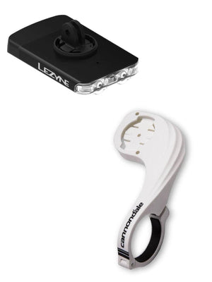 Lezyne Road Drive 500 LED Front Bike Light + Light / Garmin Mount