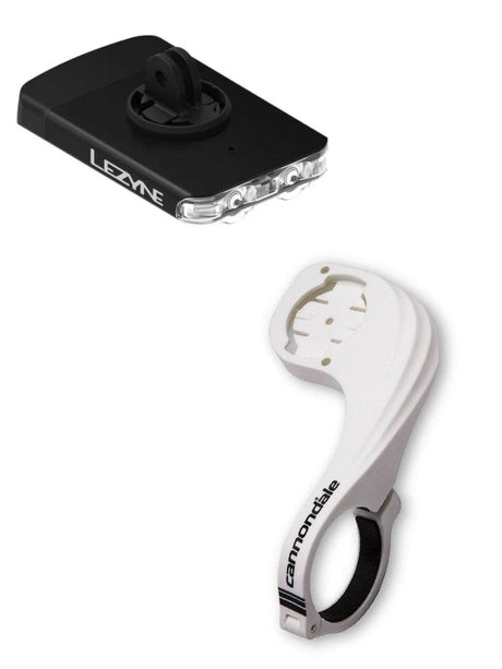 Lezyne Road Drive 500 LED Front Bike Light + Light / Garmin Mount