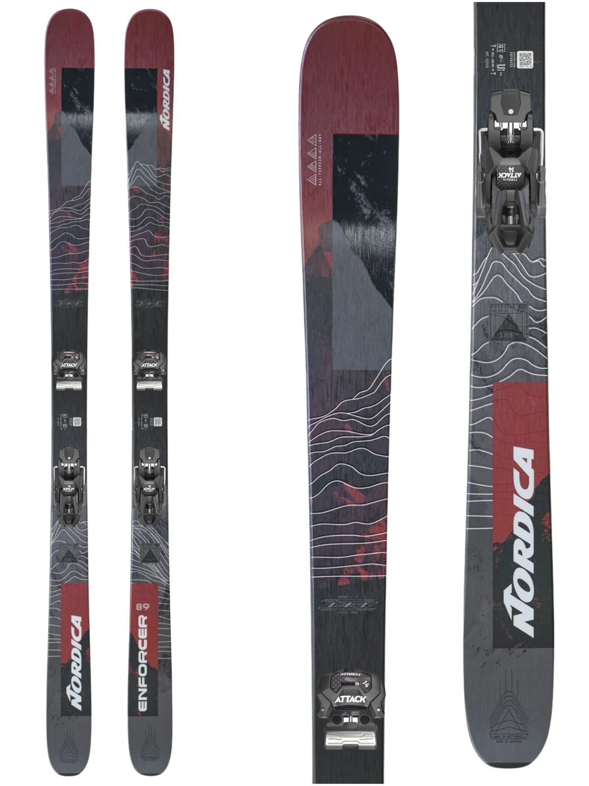 Nordica Enforcer 89 Skis 2027 + Tyrolia Attack 14 GW Bindings