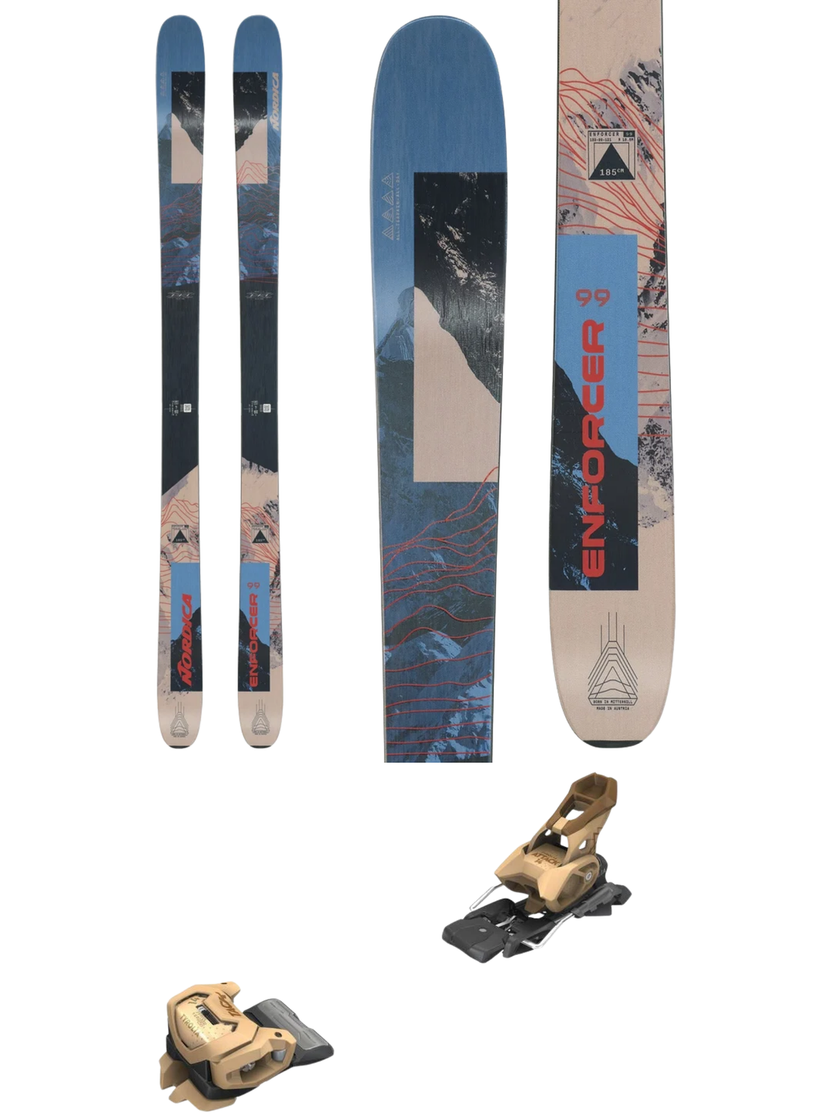 Nordica Enforcer 99 Skis 2027 + Tyrolia Attack 14 GW Bindings