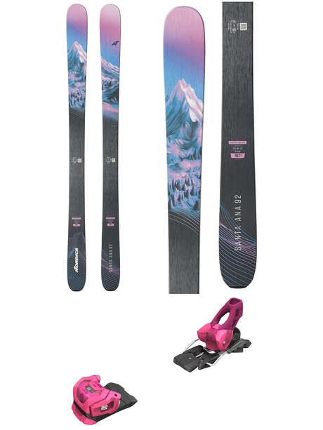Nordica Santa Ana 92 Women's Skis 2027 + Tyrolia Attack LYT 11 GW Bindings