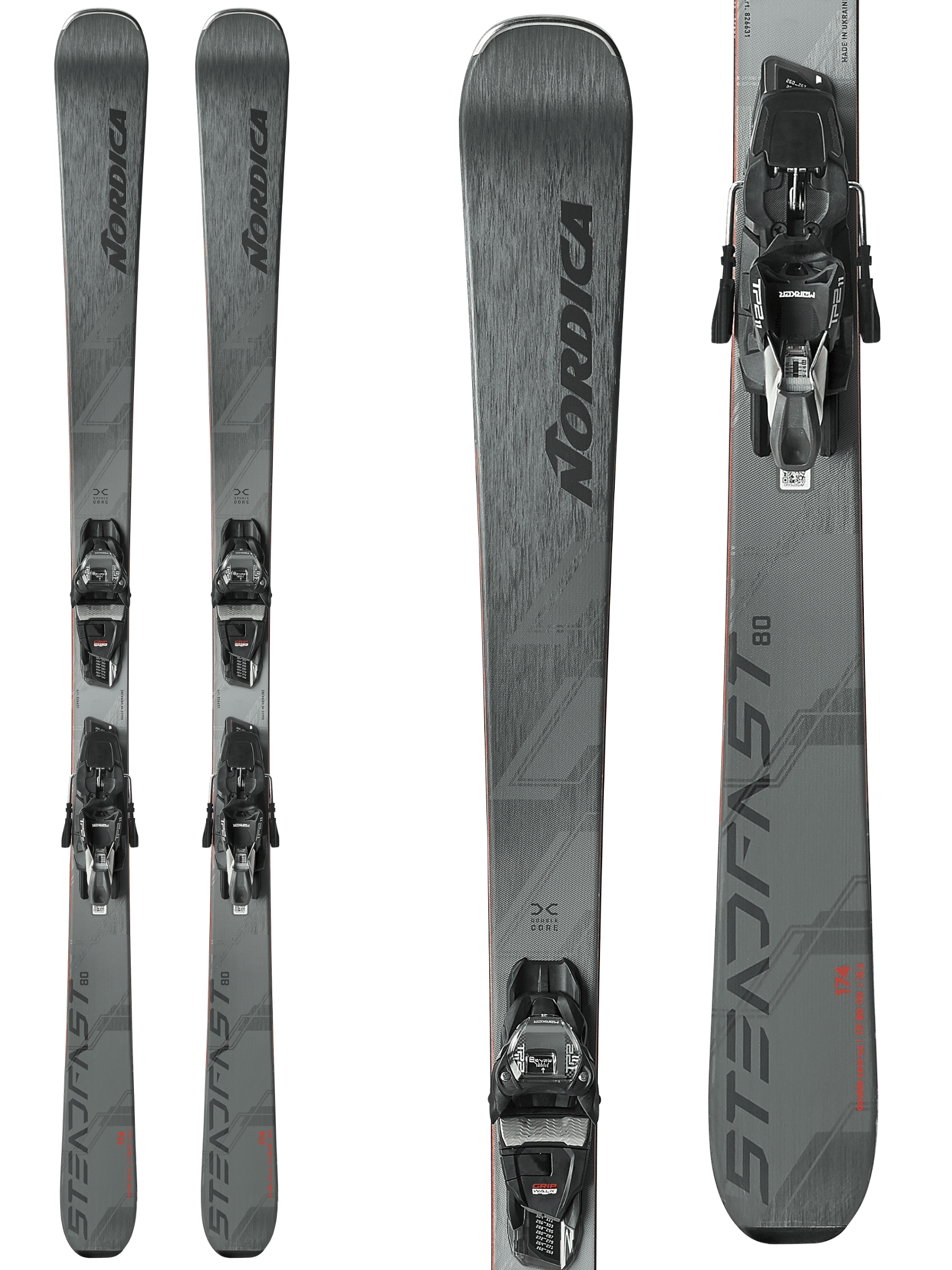 Nordica Steadfast 80 DC Skis 2027 + TP2 11 GW Bindings