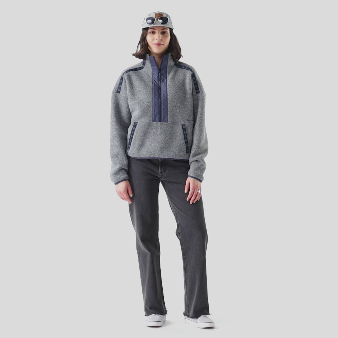 Smartwool Women's Second Cut Half Zip Fleece Pullover