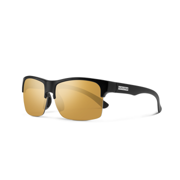 Matte Black + Polarized Sienna Mirror Lens (VLT: 11%)