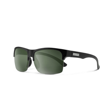 Matte Black + Polarized Gray Green Lens (VLT: 11%)
