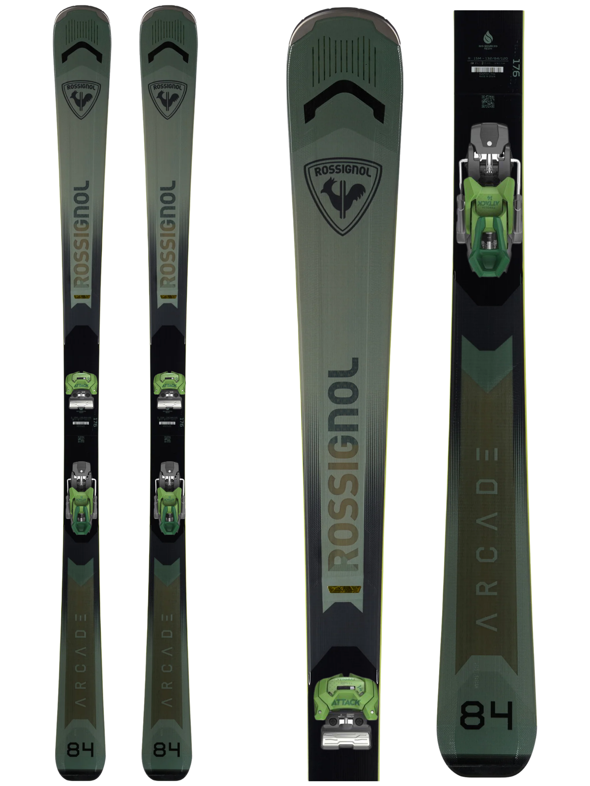 Rossignol Arcade 84 Skis 2027 + Tyrolia Attack 14 GW Bindings