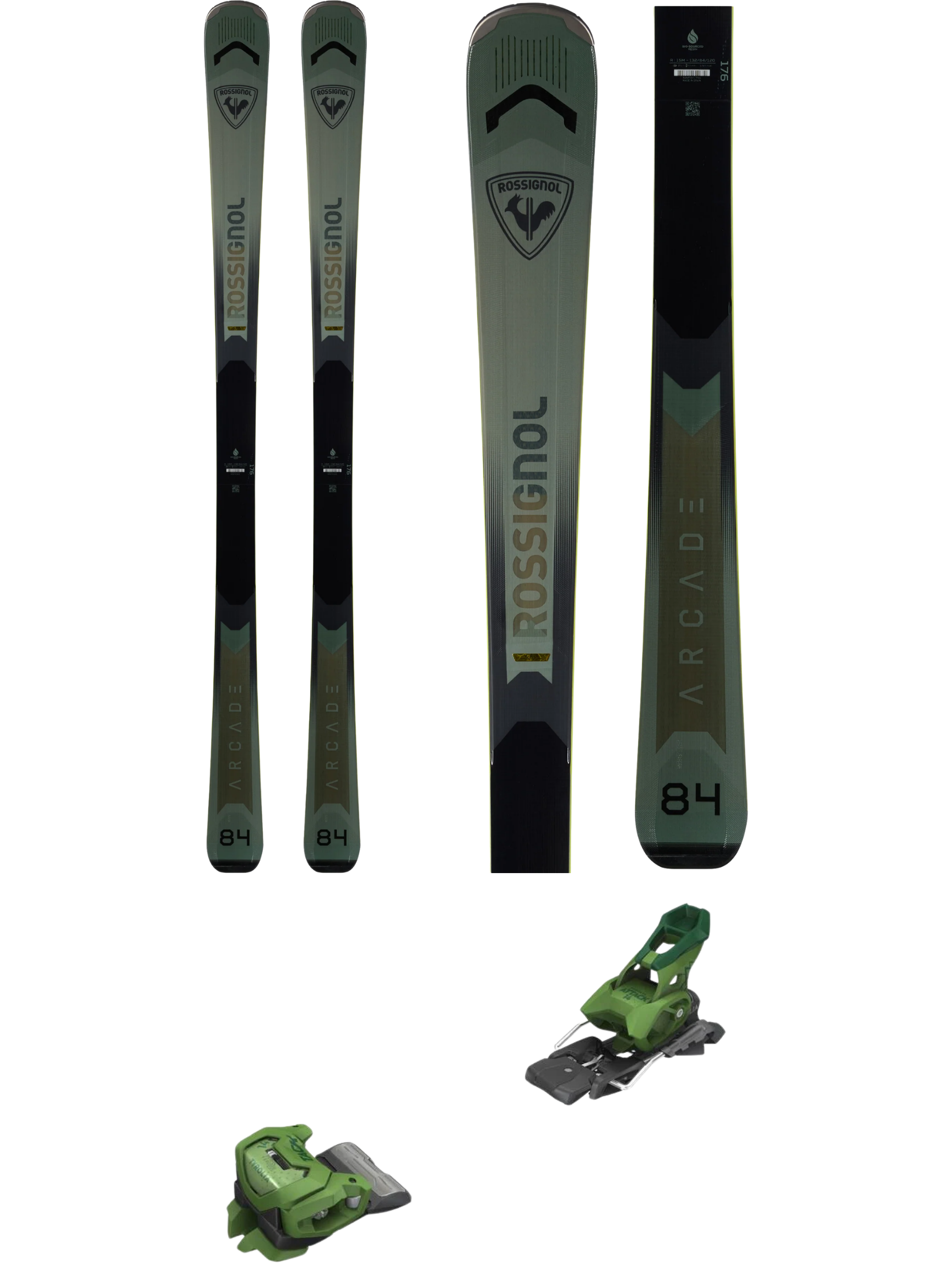Rossignol Arcade 84 Skis 2027 + Tyrolia Attack 14 GW Bindings