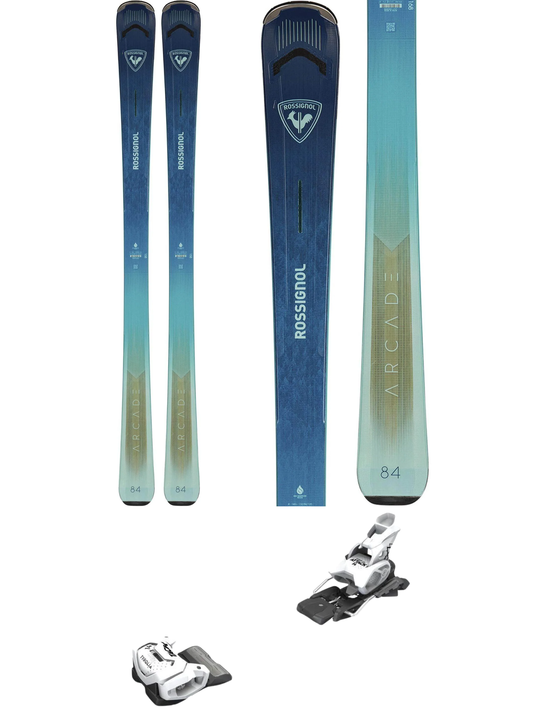 Rossignol Arcade 84 Women's Skis 2027 + Tyrolia Attack LYT 11 GW Bindings