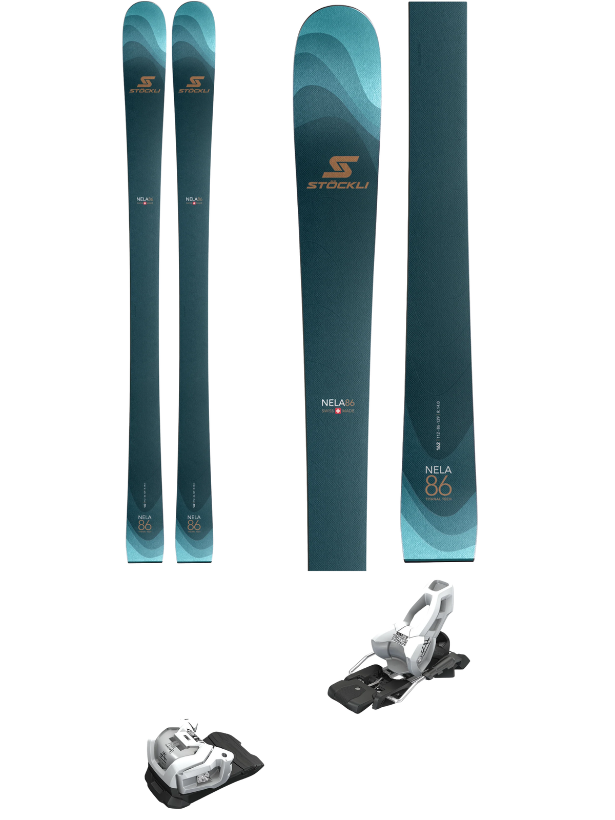 Stockli Nela 86 Women's Skis 2027 + Tyrolia Attack LYT 11 GW Bindings