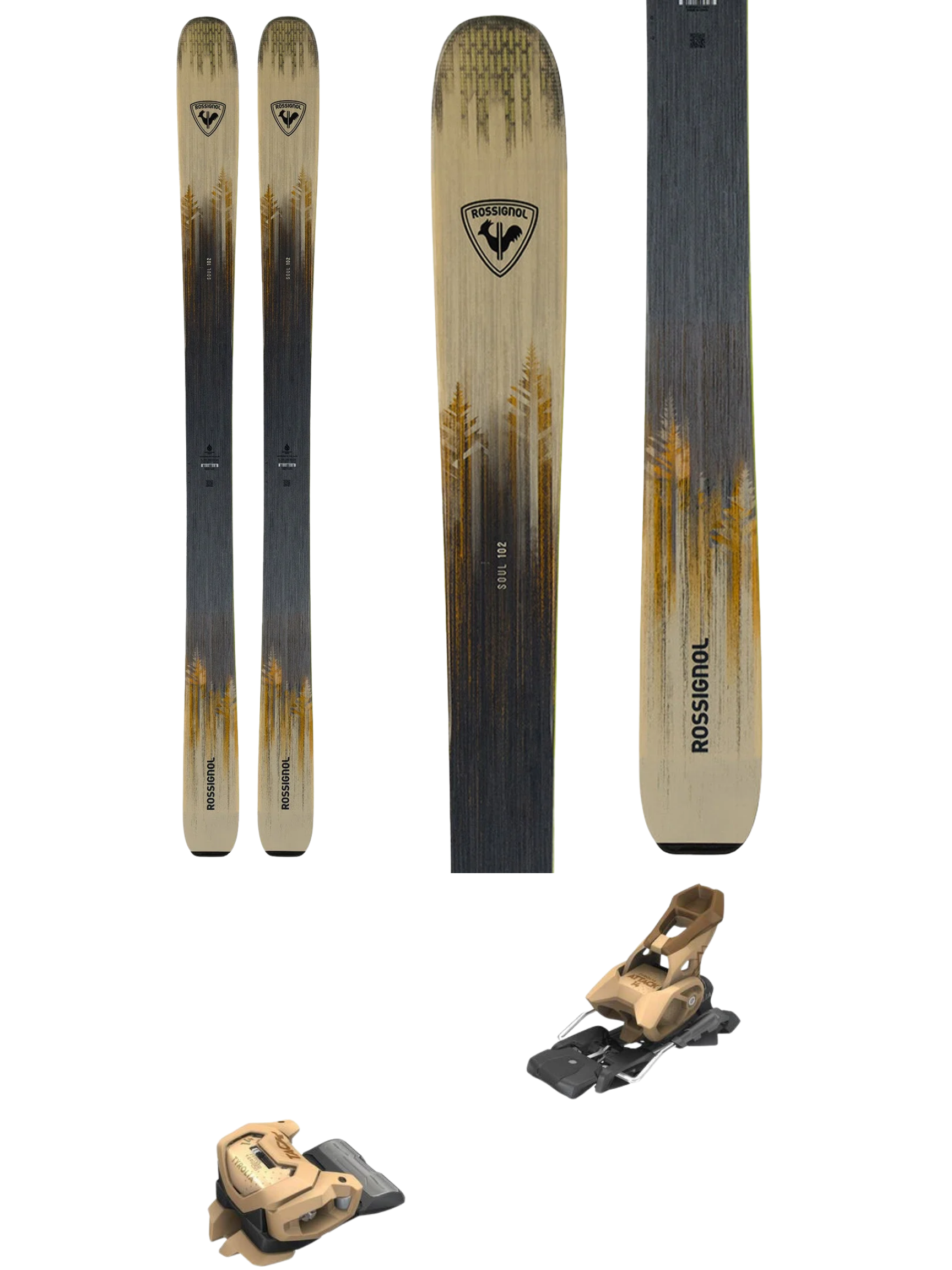 Rossignol Soul 102 Skis 2027 + Tyrolia Attack 14 GW Bindings