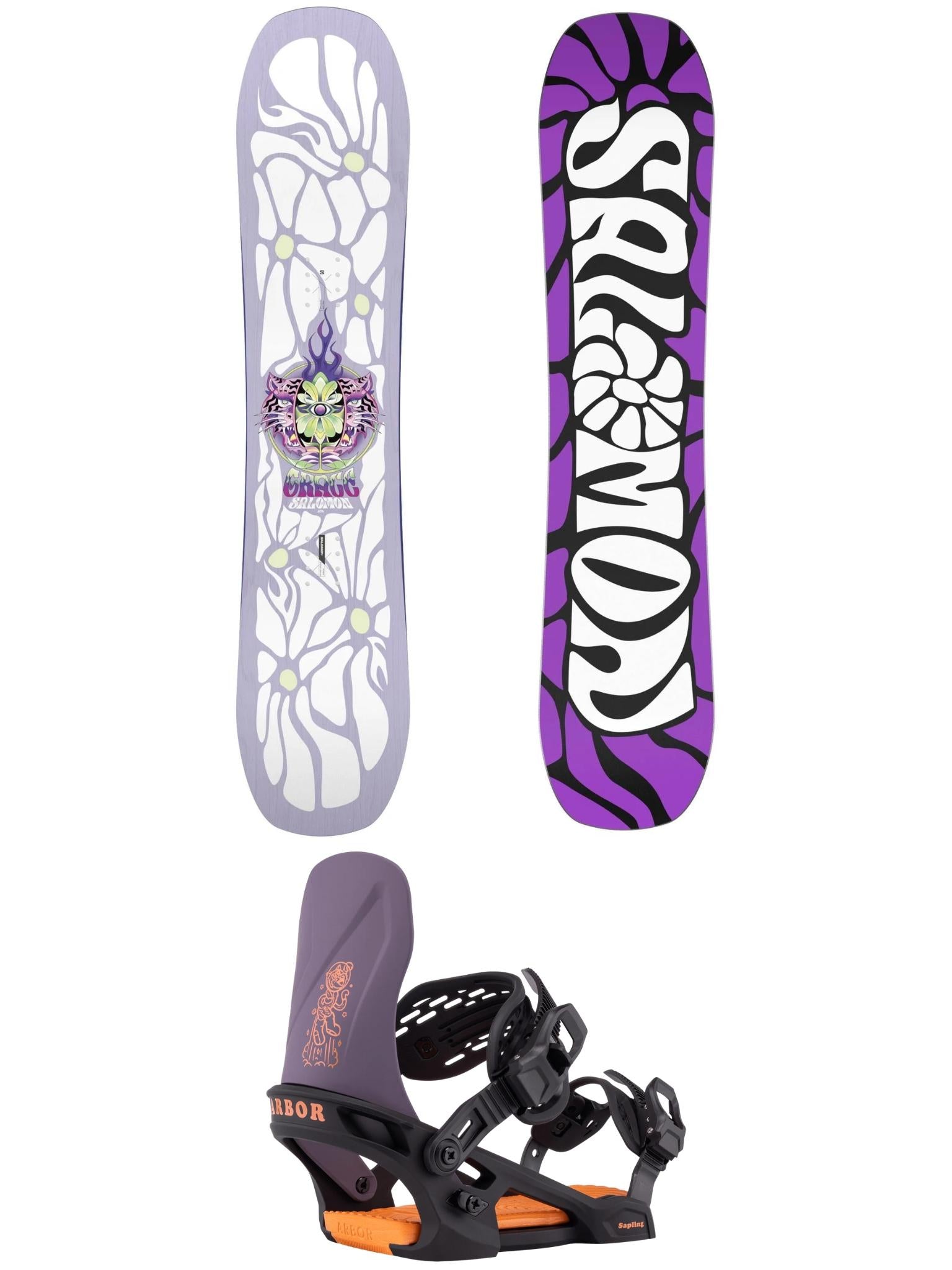Grace Junior Snowboard 2026 + Sapling Binding