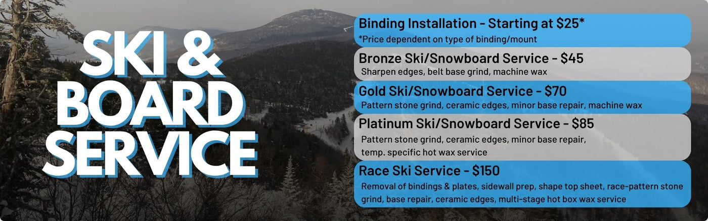 ski and snowboard service pricing suburban sports berlin ct