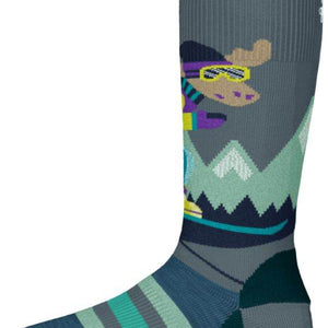 Kids Wintersport Full Cushion Pattern Over-the-Calf Socks - Suburban Ski and Bike