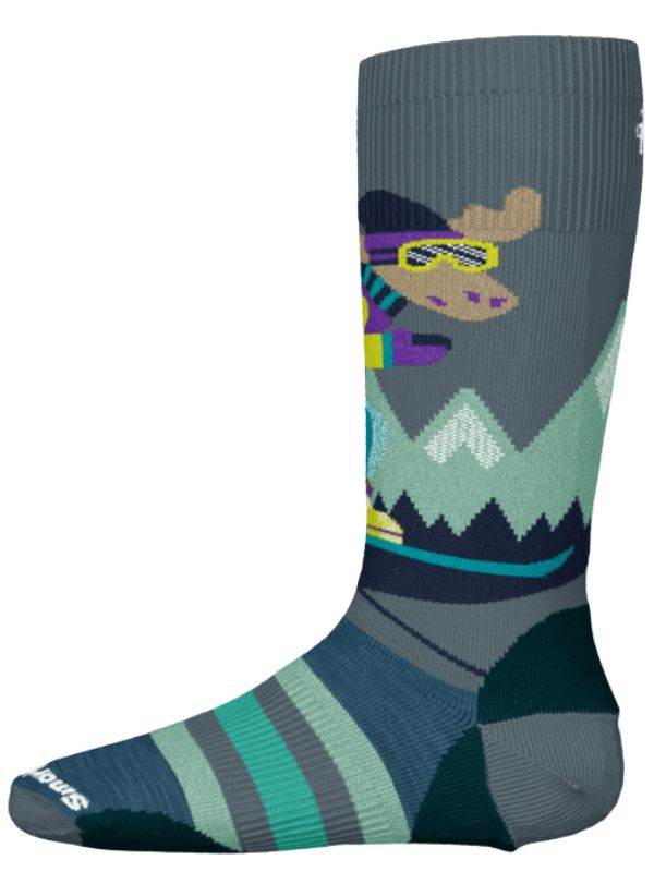Kids Wintersport Full Cushion Pattern Over-the-Calf Socks - Suburban Ski and Bike