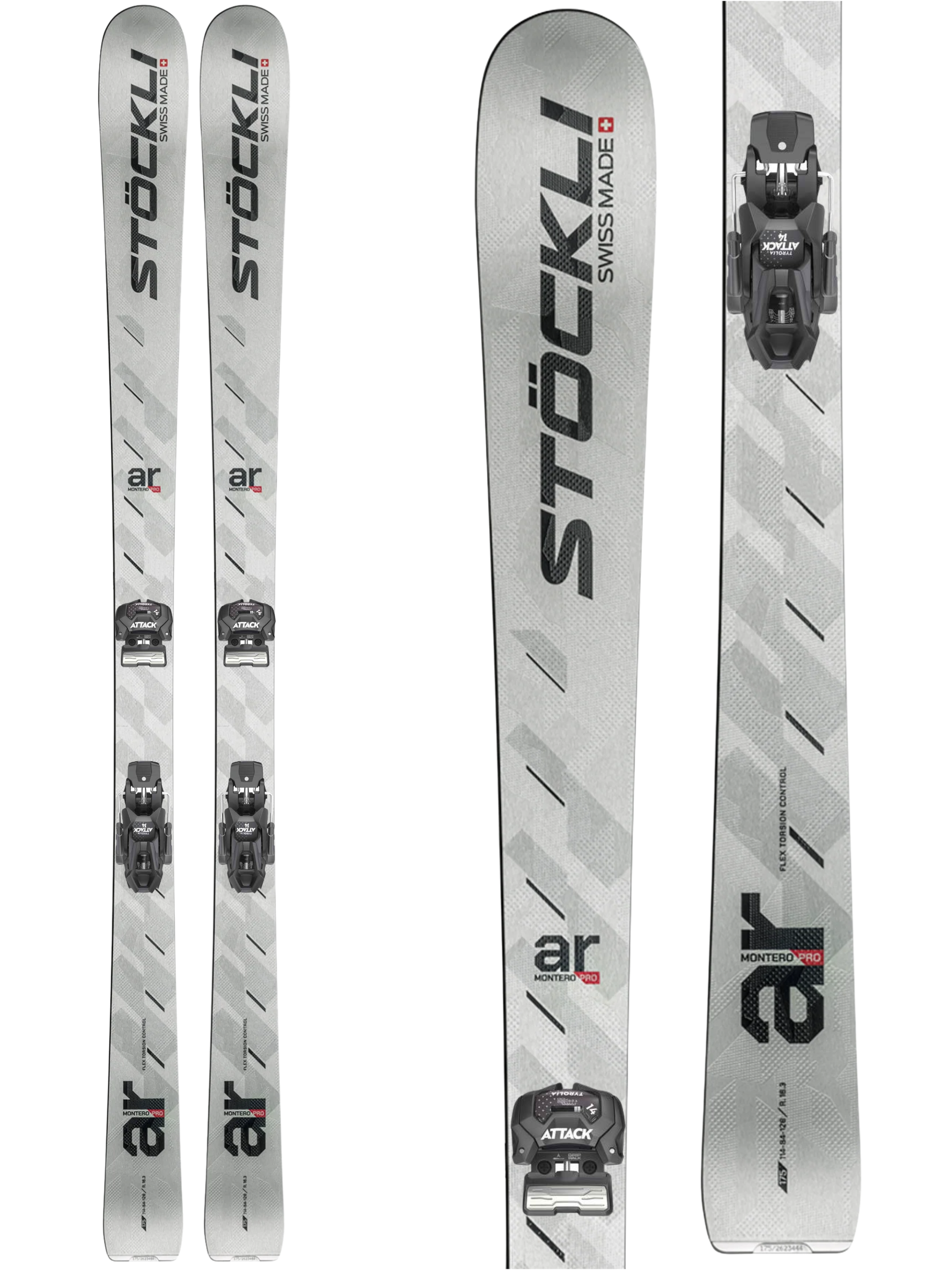 Stockli Montero AR Pro Skis 2027 + Tyrolia Attack 14 GW Bindings