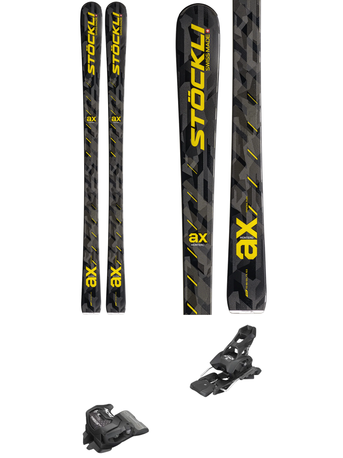 Stockli Montero AX Skis 2027 + Tyrolia Attack 14 GW Bindings
